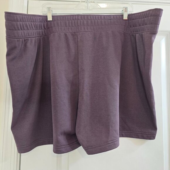 Under Armour UA Rival Terry Shorts Women - 4" Inseam - Purple - Picture 2 of 6